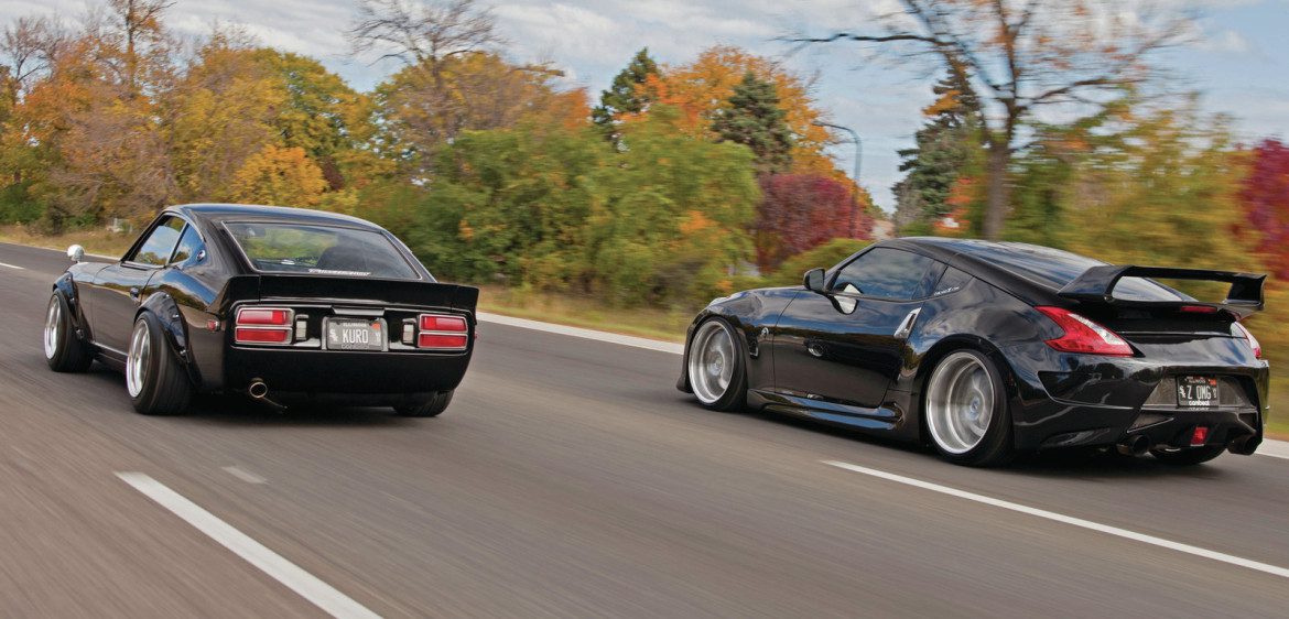 impp-1301-01-o+2009-nissan-370z+1978-datsun-280z